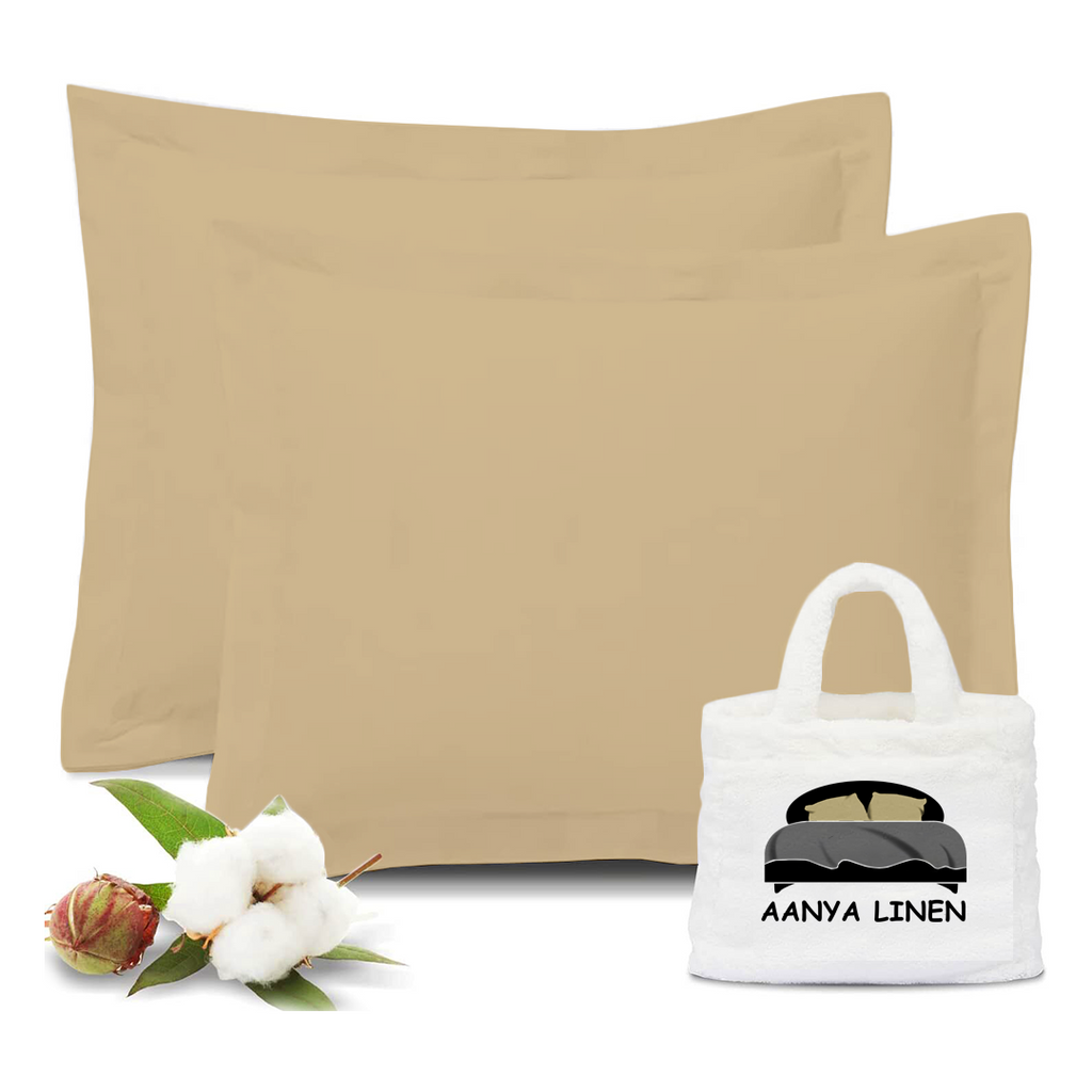 kissenbezug 80x80 CM 300 TC beige
