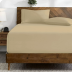Spannbettlaken-Set 140 x 200 CM beige
