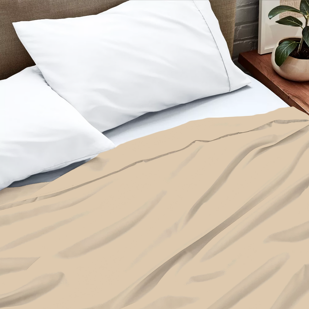 Bettlaken 240 × 260 CM Beige