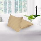 Kissenbezug 80x80 CM Streifen beige