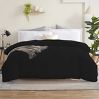 Bettbezug 200x220 CM Bliss Solid Satin schwarz
