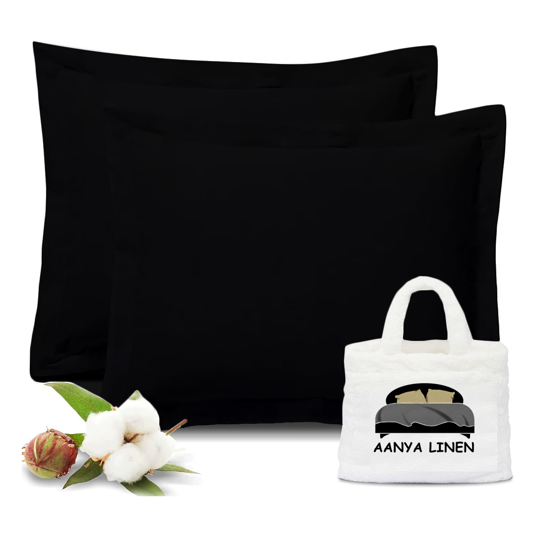 kissenbezug 80x80 CM schwarz