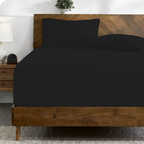 Spannbettlaken-Set 160 x 200 CM schwarz