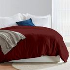 Bettbezug 200x200 CM Bequemer Satin burgund