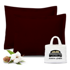 kissenbezug 40x40 burgund