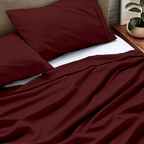 Flachbettblatt Set 150 x 250 CM burgund