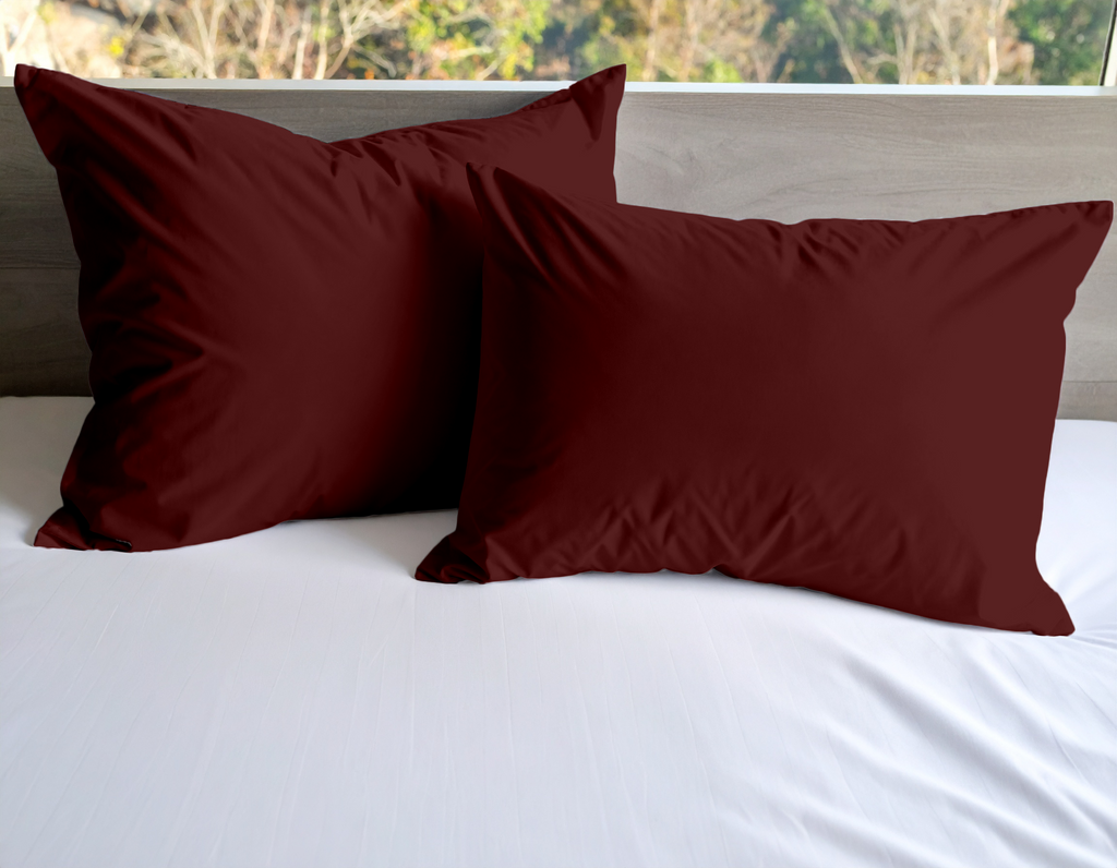 kissenbezug 40x80 burgund