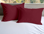 kissenbezug 40x80 burgund 400 Tc