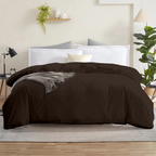 Bettbezug 200x220 CM Bliss Solid Satin Schokolade