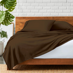 Flachbettblatt Set 240 x 275 CM Schokolade