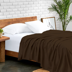 Bettlaken 240 × 260 CM schokolade 300 tc