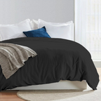 Bettbezug 240x220 CM Bliss Solid Satin Dunkelgrau