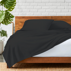 Flachbettblatt Set 150 x 250 CM Dunkelgrau 