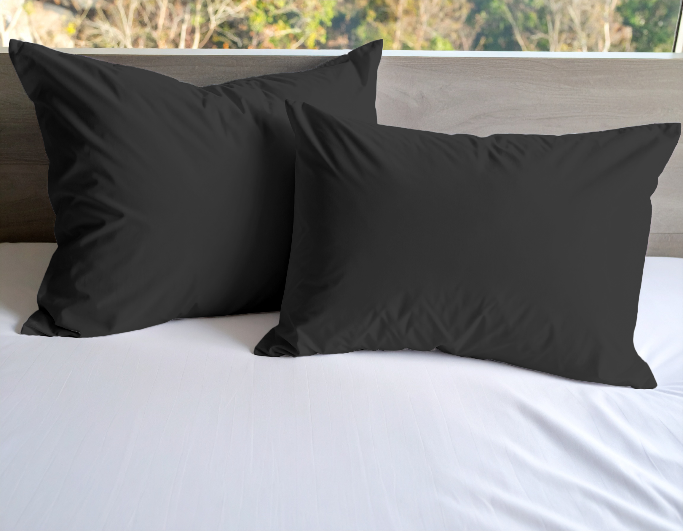 kissenbezug 40x80 dunkelgrau