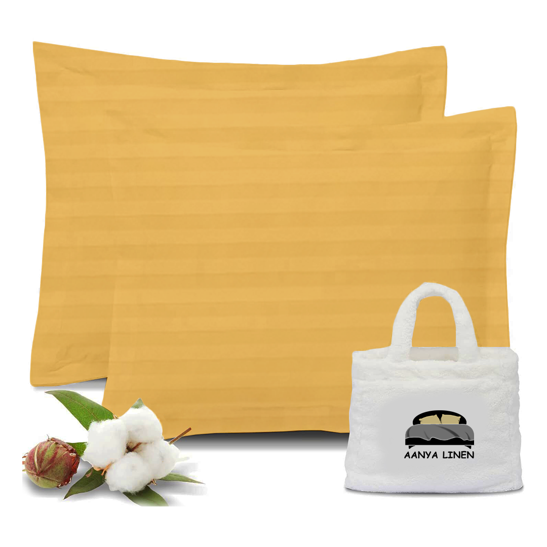 kissenbezug 40x40 CM Streifen gold