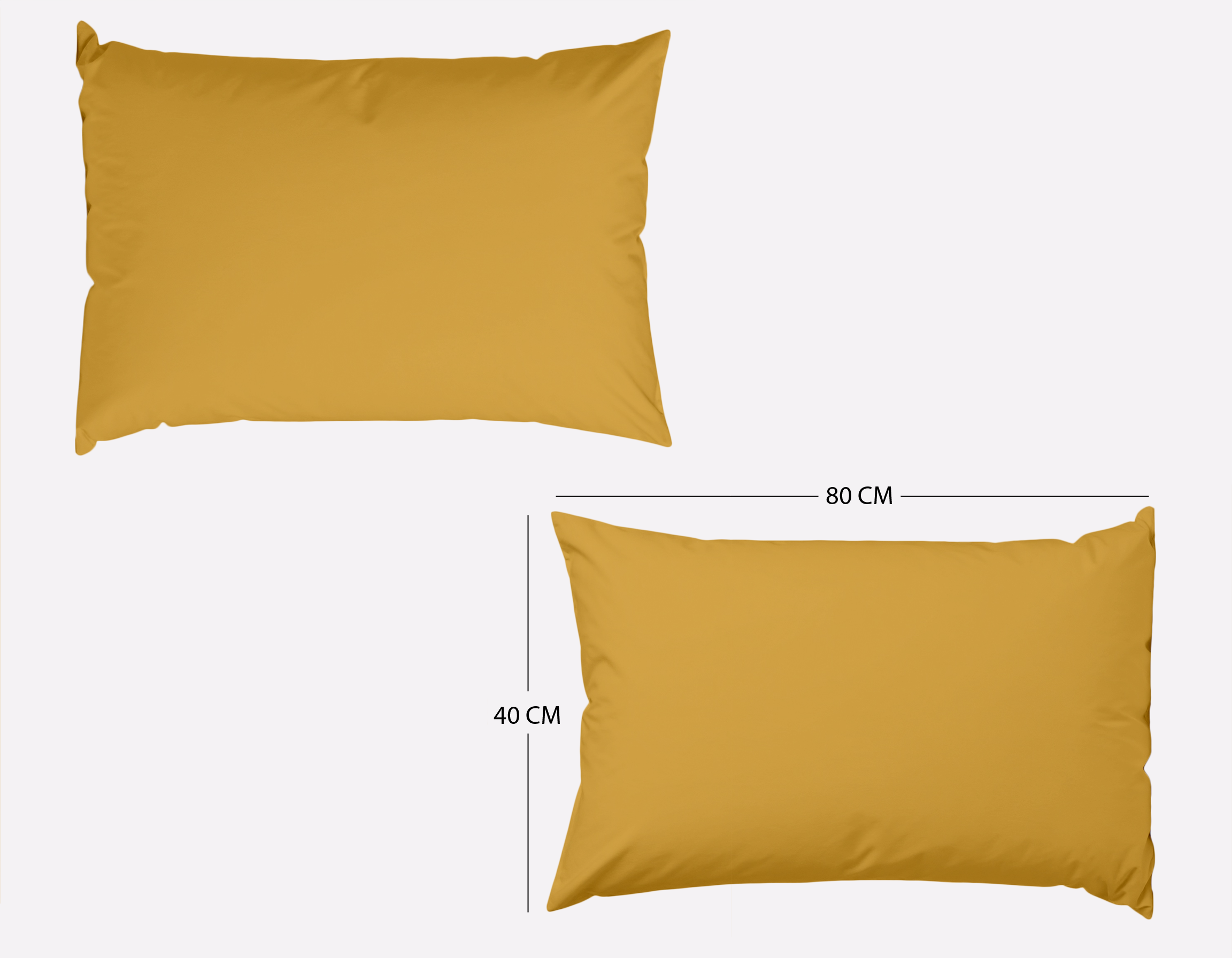 kissenbezug 40x80 CM 300 TC gold