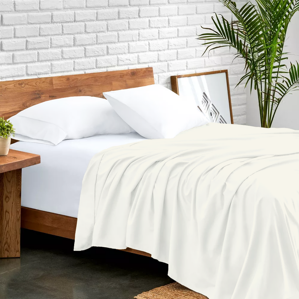 Bettlaken 150x250 CM cremefarben