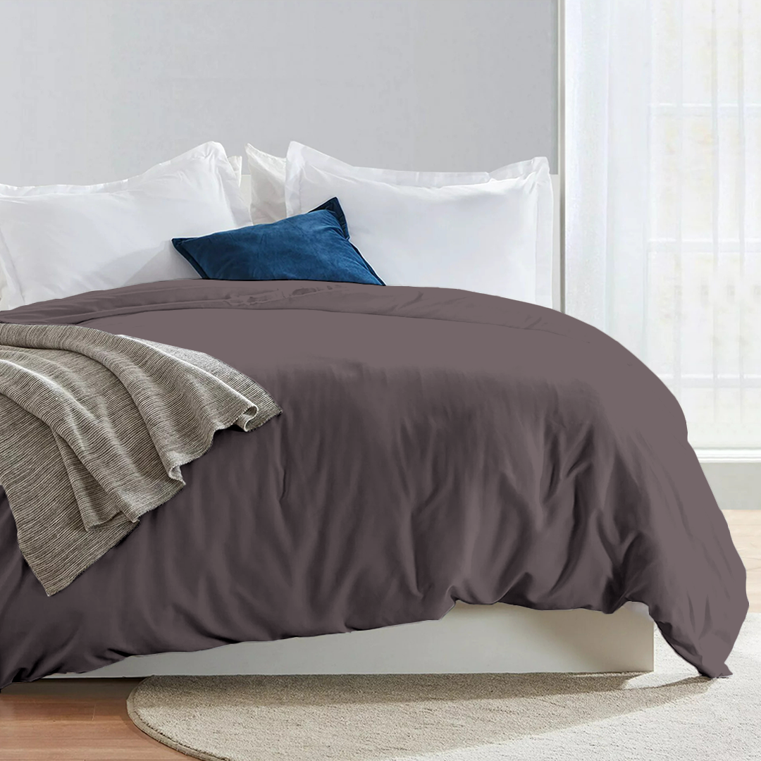 Bettbezug 200x220 CM Bliss Solid Satin Lavendel