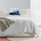 Bettbezug 200x200 CM Bliss Solid Satin Set Hellgrau