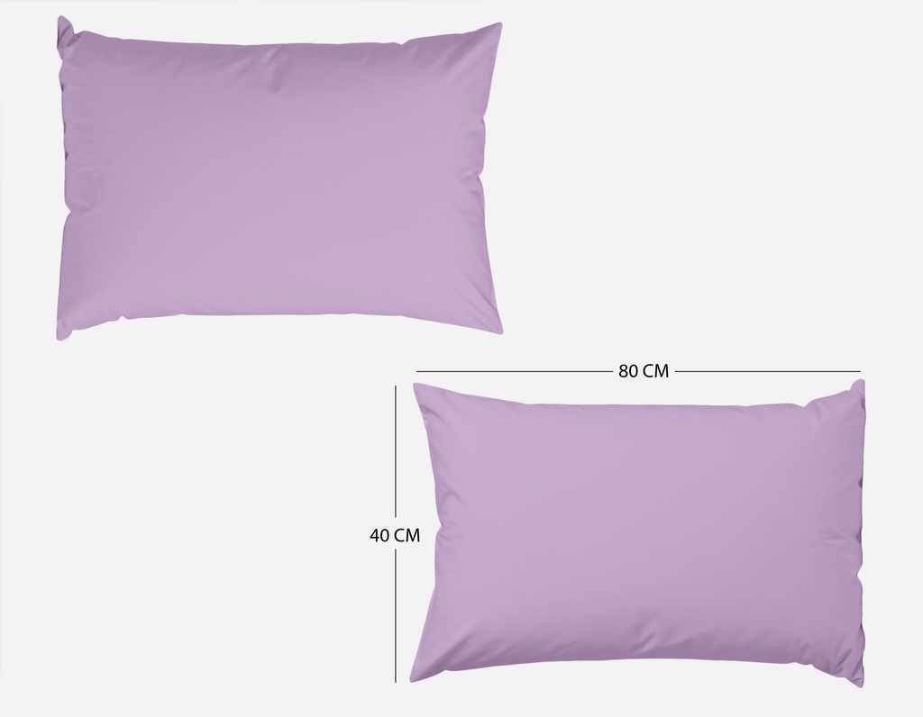 kissenbezug 40x80 CM 300 TC Hellviolett