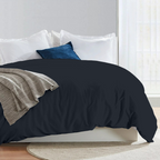Bettbezug 200x220 CM Bliss Solid Satin marineblau