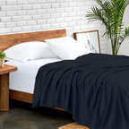 Bettlaken 240 × 260 CM marineblau
