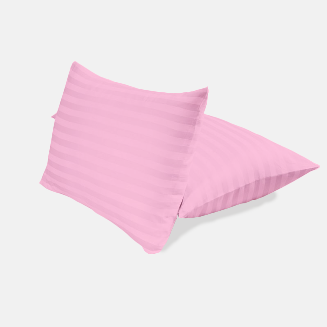 Kissenbezug 80x80 CM Streifen Rosa