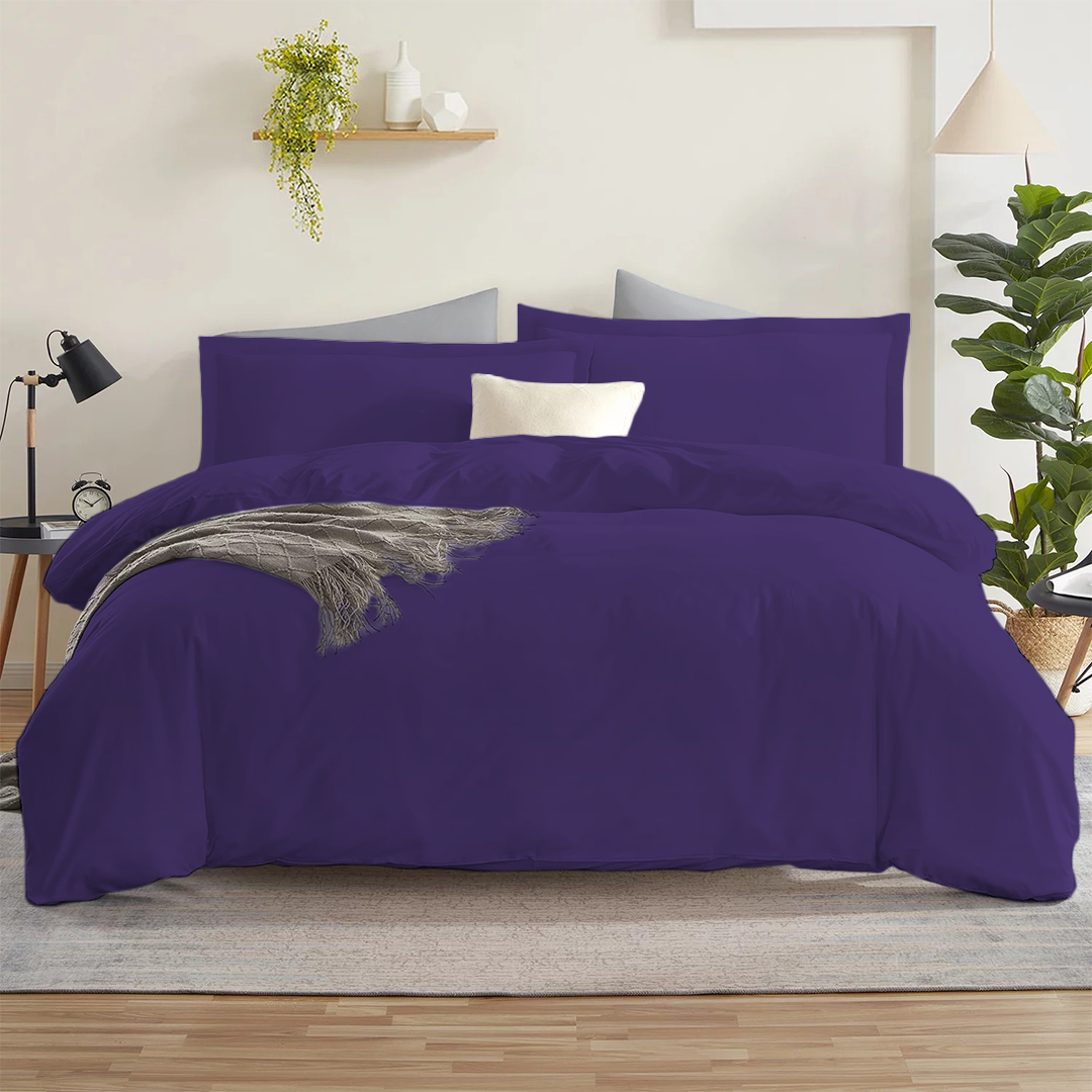 Hellviolettes Bettwäsche Set 200x220