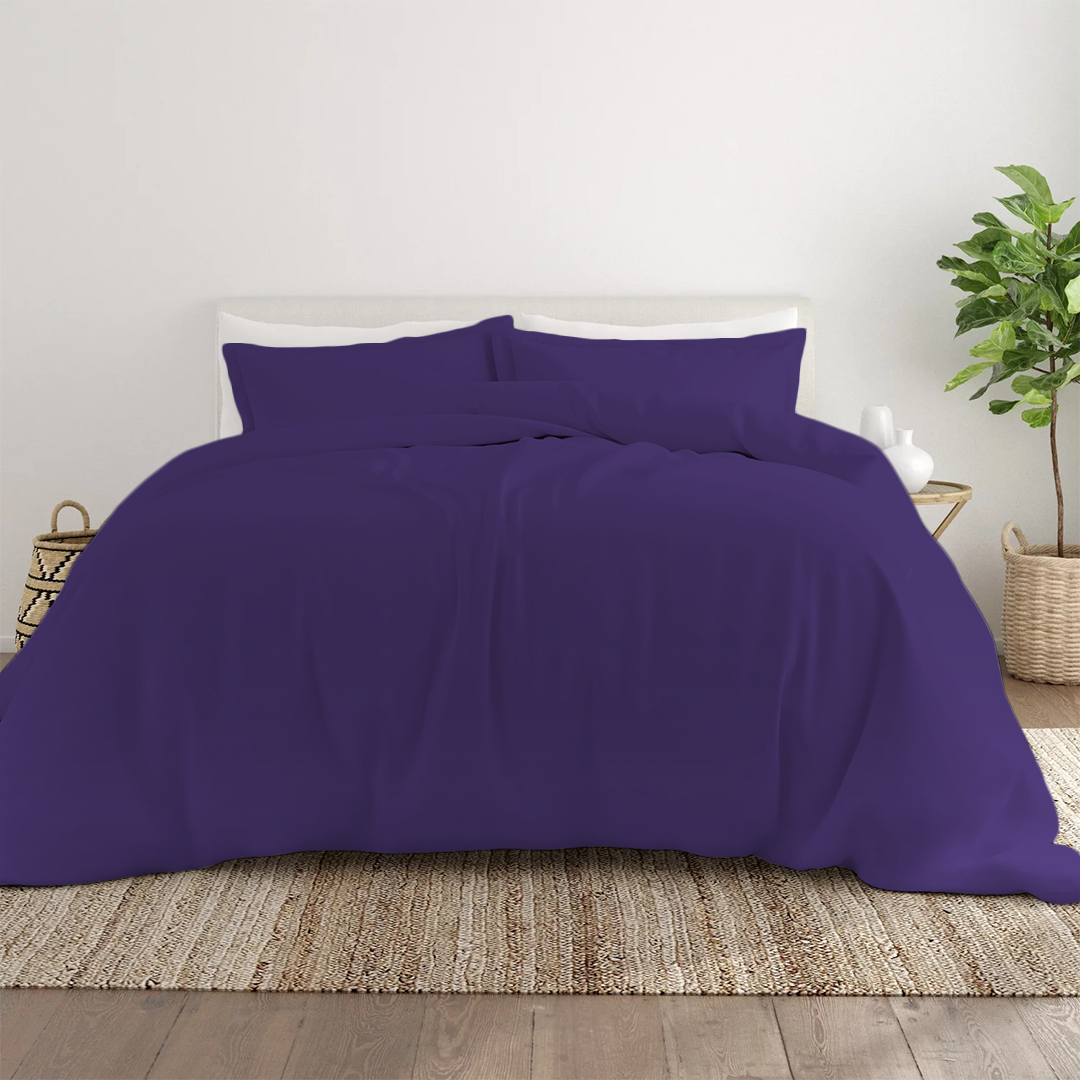 Hellviolettes Bettwäsche Set 200x220