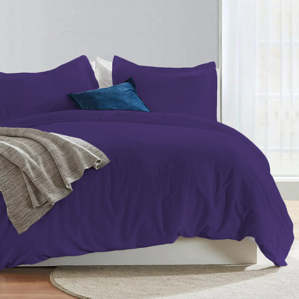 Hellviolettes Bettwäsche Set 200x220