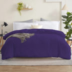 Bettbezug 200x200 CM Bequemer Satin lila