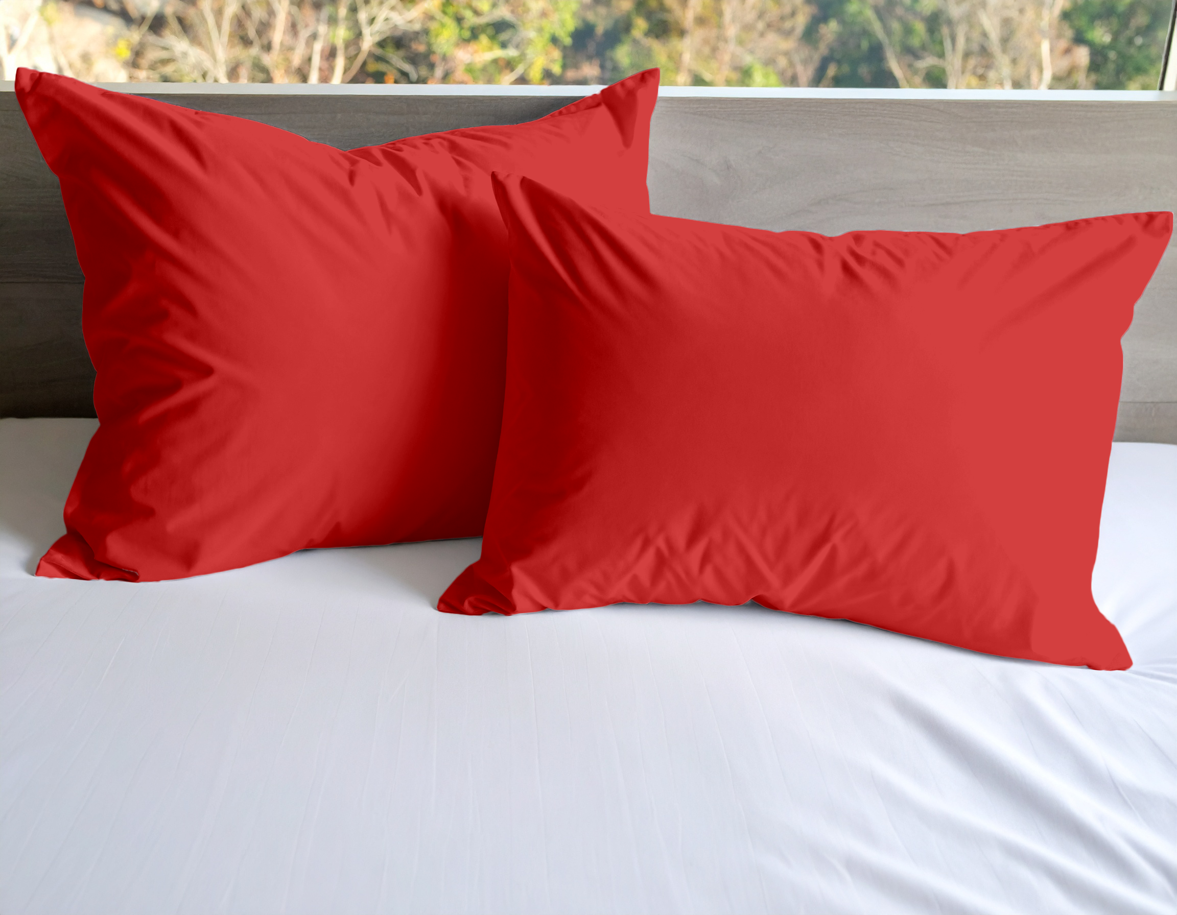 kissenbezug 40x80 CM 300 TC Rot