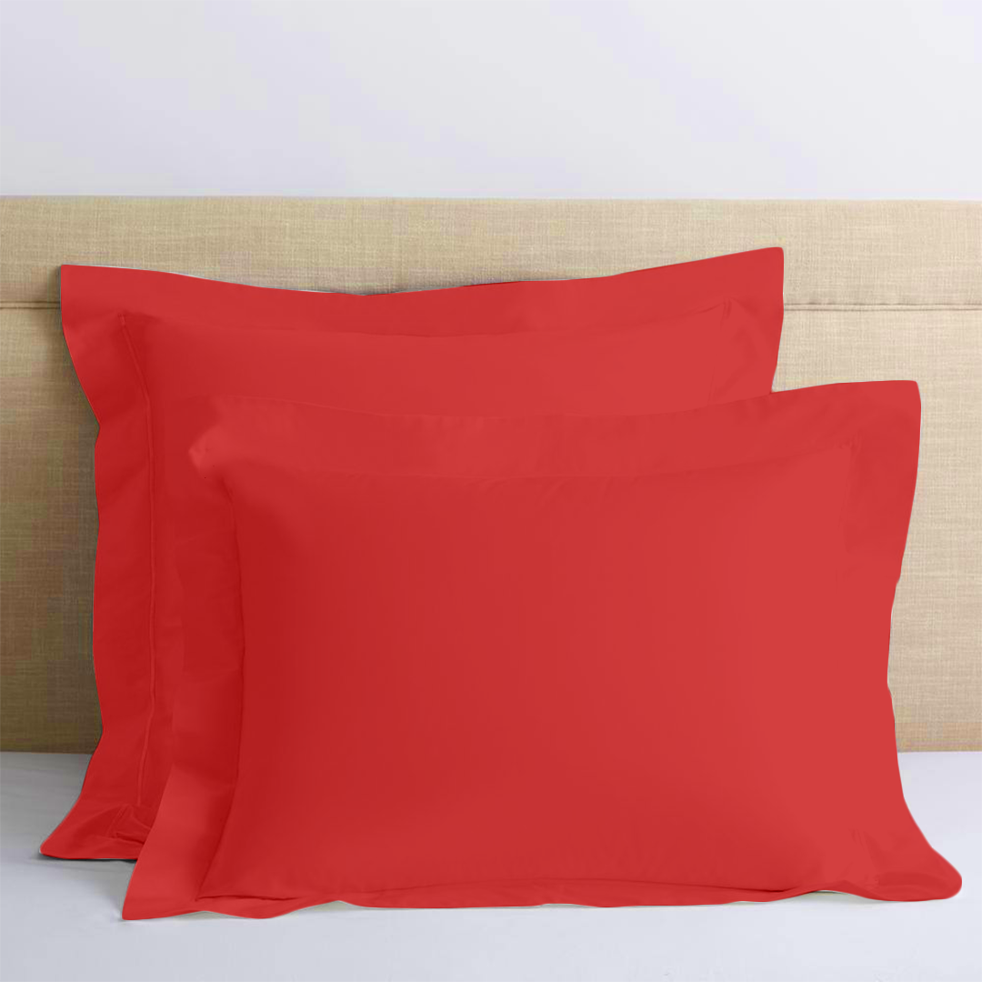kissenbezug 80x80 CM 300 TC Rot