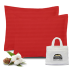 kissenbezug 40x40 CM Streifen Rot