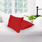 Kissenbezug 80x80 CM Streifen Rot