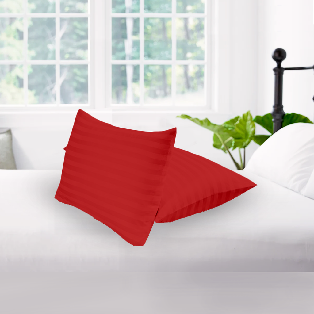 Kissenbezug 40x80 CM Streifen Rot
