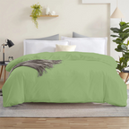 Bettbezug 200x220 CM Bliss Solid Satin Salbeigrün