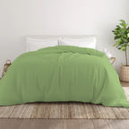 Bettbezug 200x200 CM Bequemer Satin Salbeigrün