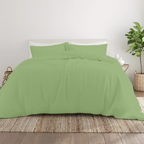 Bettbezug 200x220 CM Bliss Solid Satin Set Salbeigrün