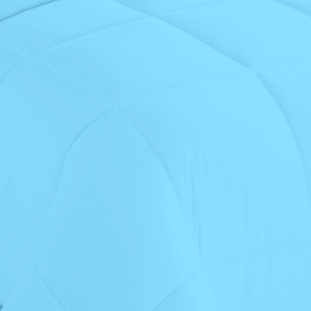 Bettdecke 120x200 CM Hellblau 3-teiliges Set 