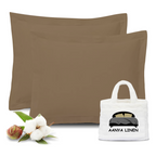 kissenbezug 40x40 taupe
