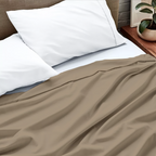 Bettlaken 150x250 CM taupe 300 tc