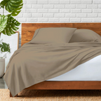 Flachbettblatt Set 240 x 275 CM taupe