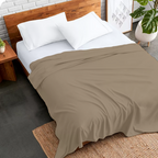 Bettlaken 150x250 CM taupe 300 tc