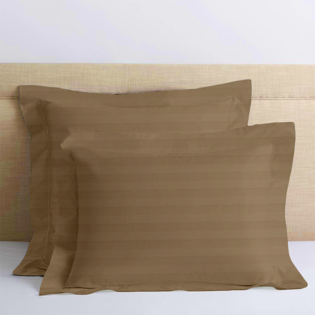 kissenbezug 40x40 CM Streifen taupe