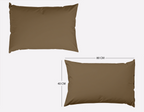 kissenbezug 40x80 CM 300 TC taupe