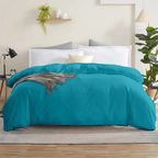 Bettbezug 200x200 CM Bequemer Satin Türkis