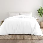 Bettbezug 200x220 CM Bliss Solid Satin Weiß 