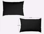 kissenbezug 40x80 schwarz