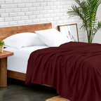 Bettlaken 180 x 260 CM burgund